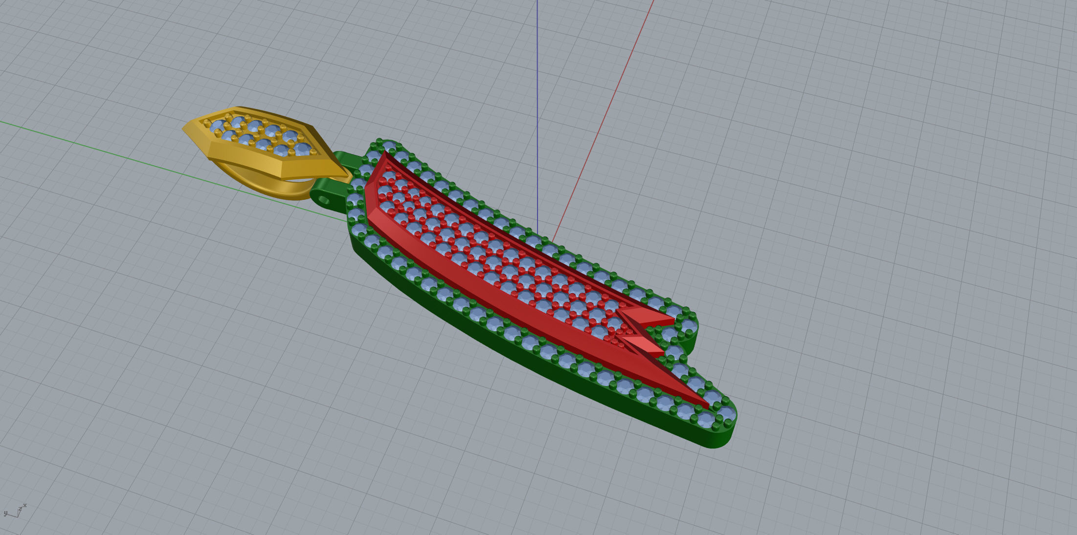 Sketch Font I 3D print model_4