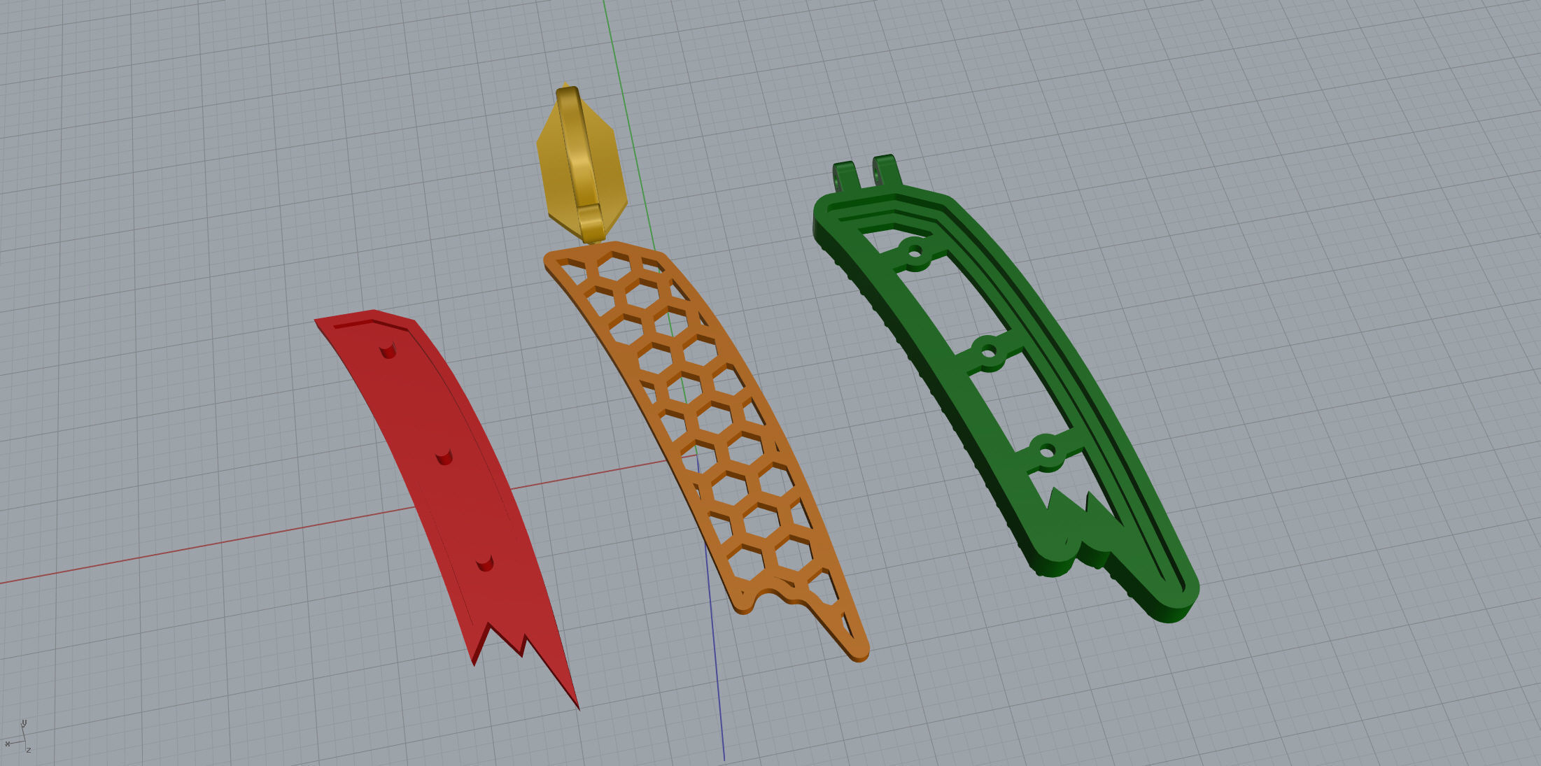 Sketch Font I 3D print model_10