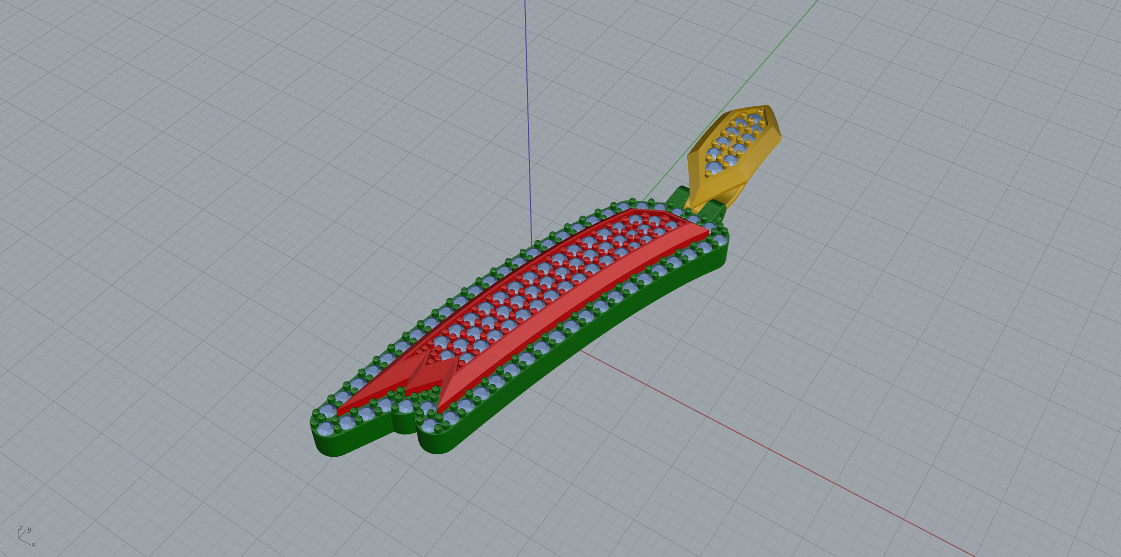 Sketch Font I 3D print model_7