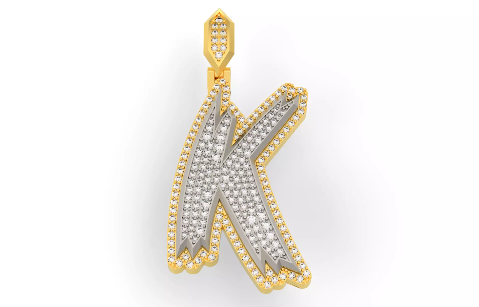 Sketch Font K 3D print model