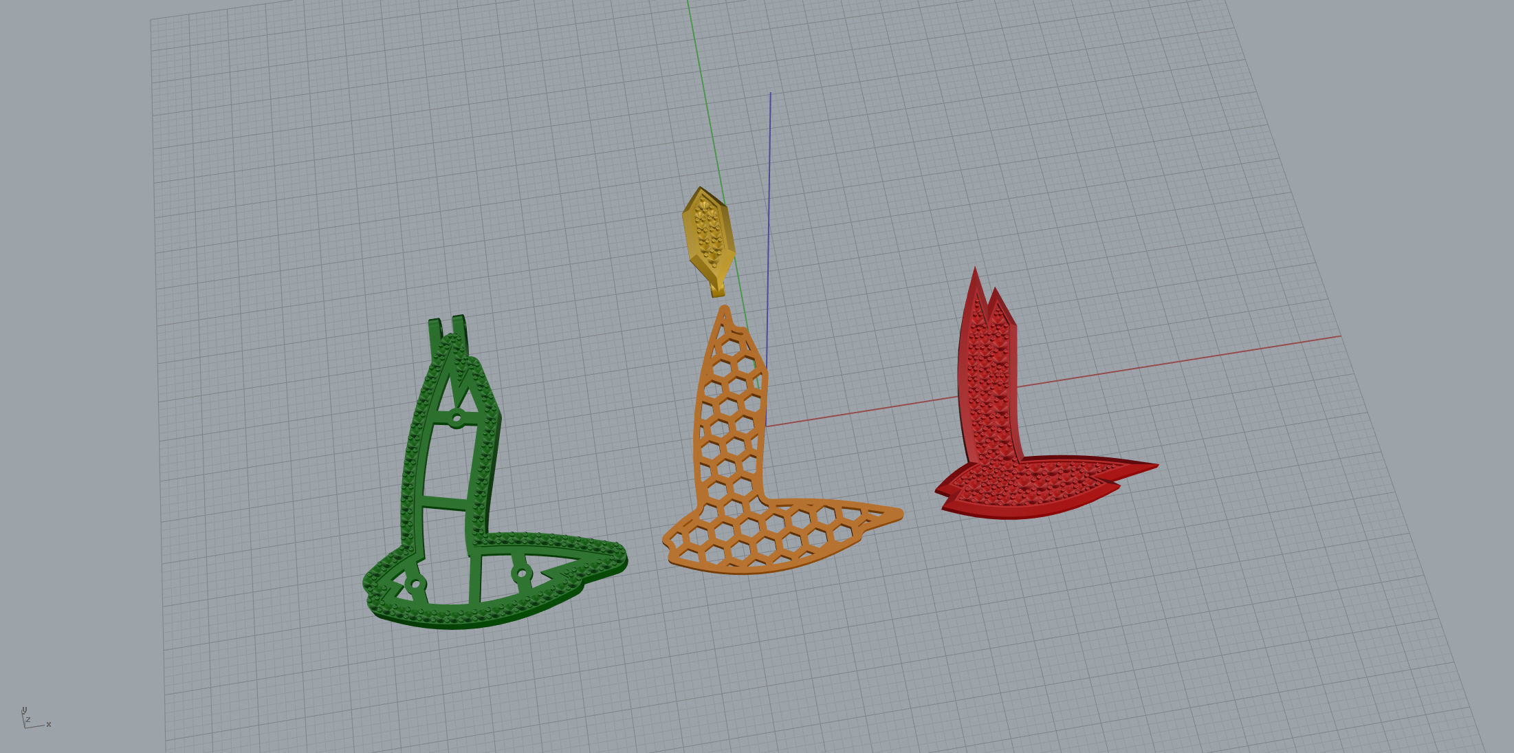 Sketch Font L 3D print model_9