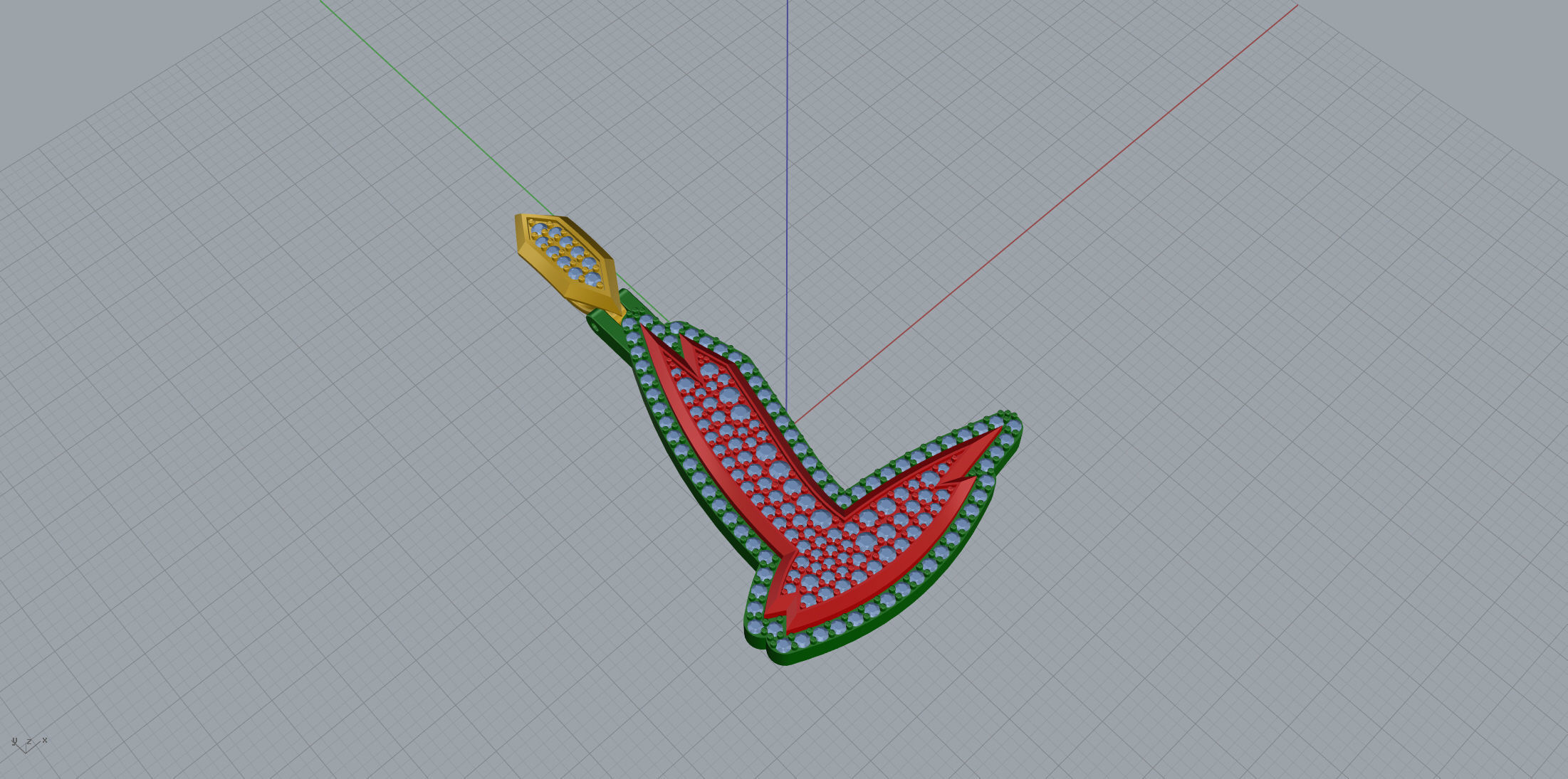 Sketch Font L 3D print model_1