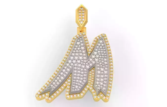 Sketch Font M 3D print model