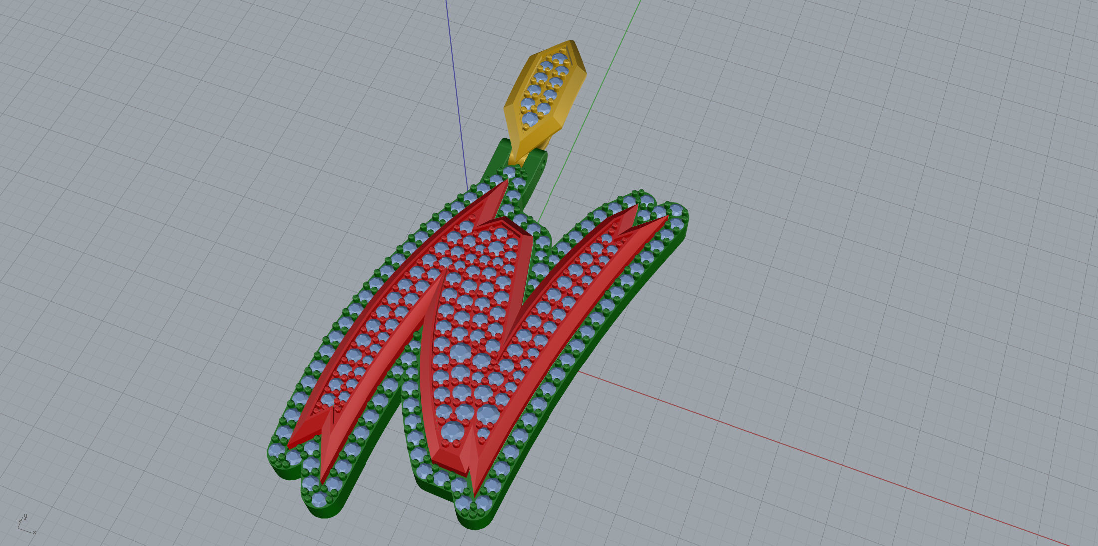 Sketch Font N 3D print model_8