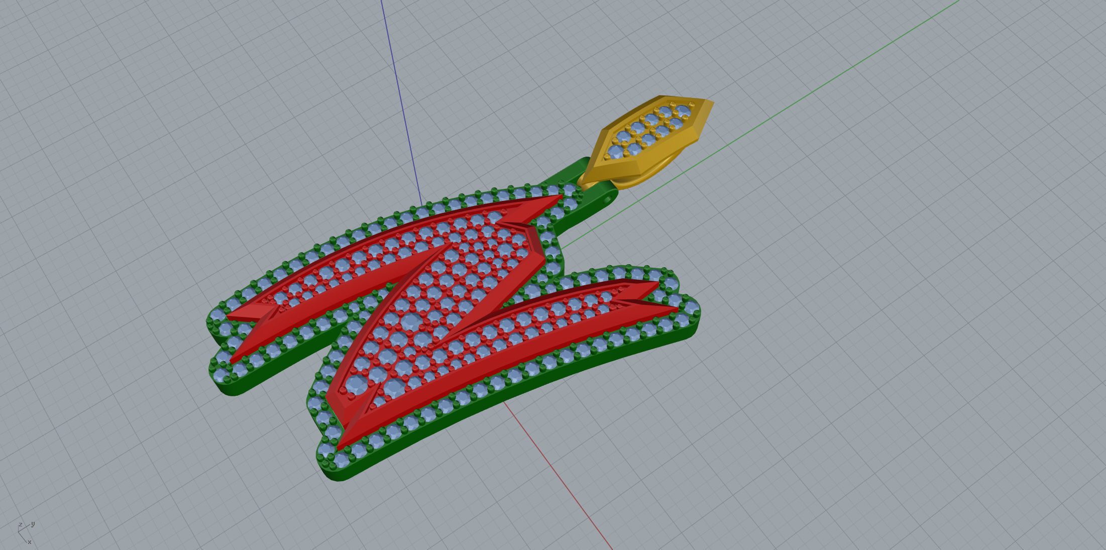 Sketch Font N 3D print model_7