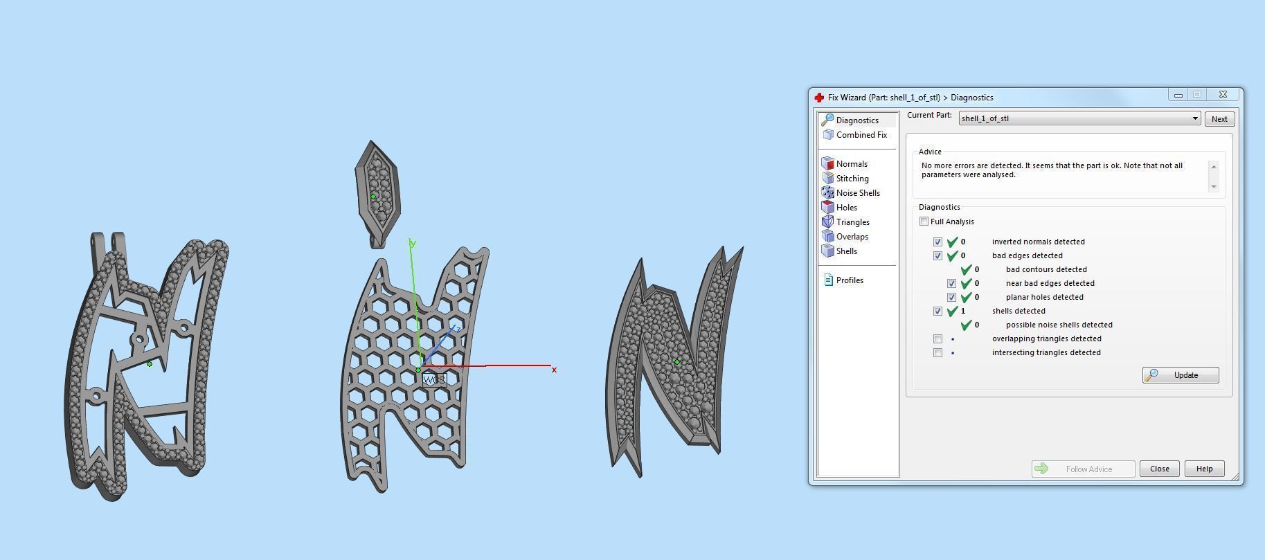 Sketch Font N 3D print model_3