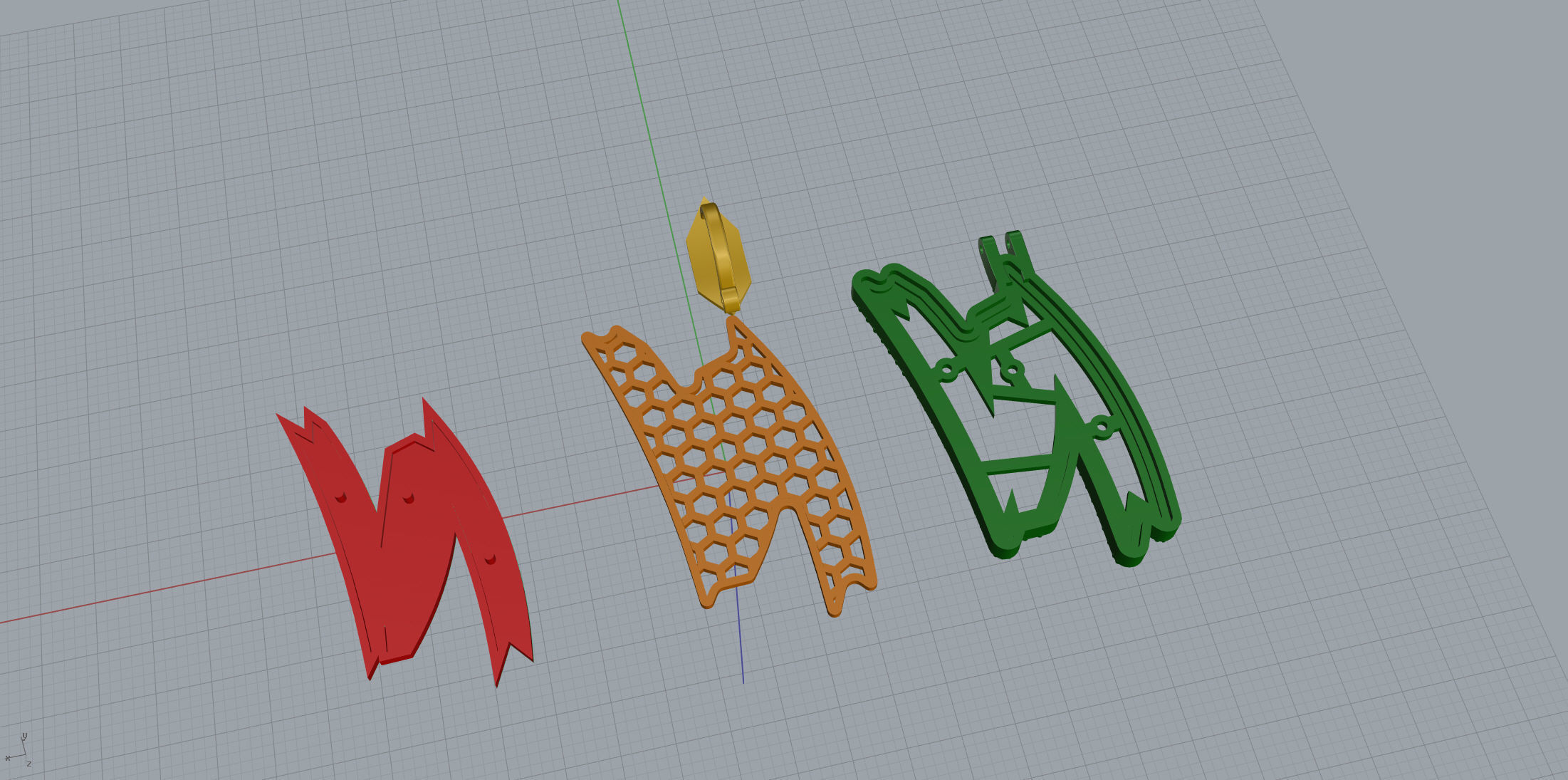 Sketch Font N 3D print model_11