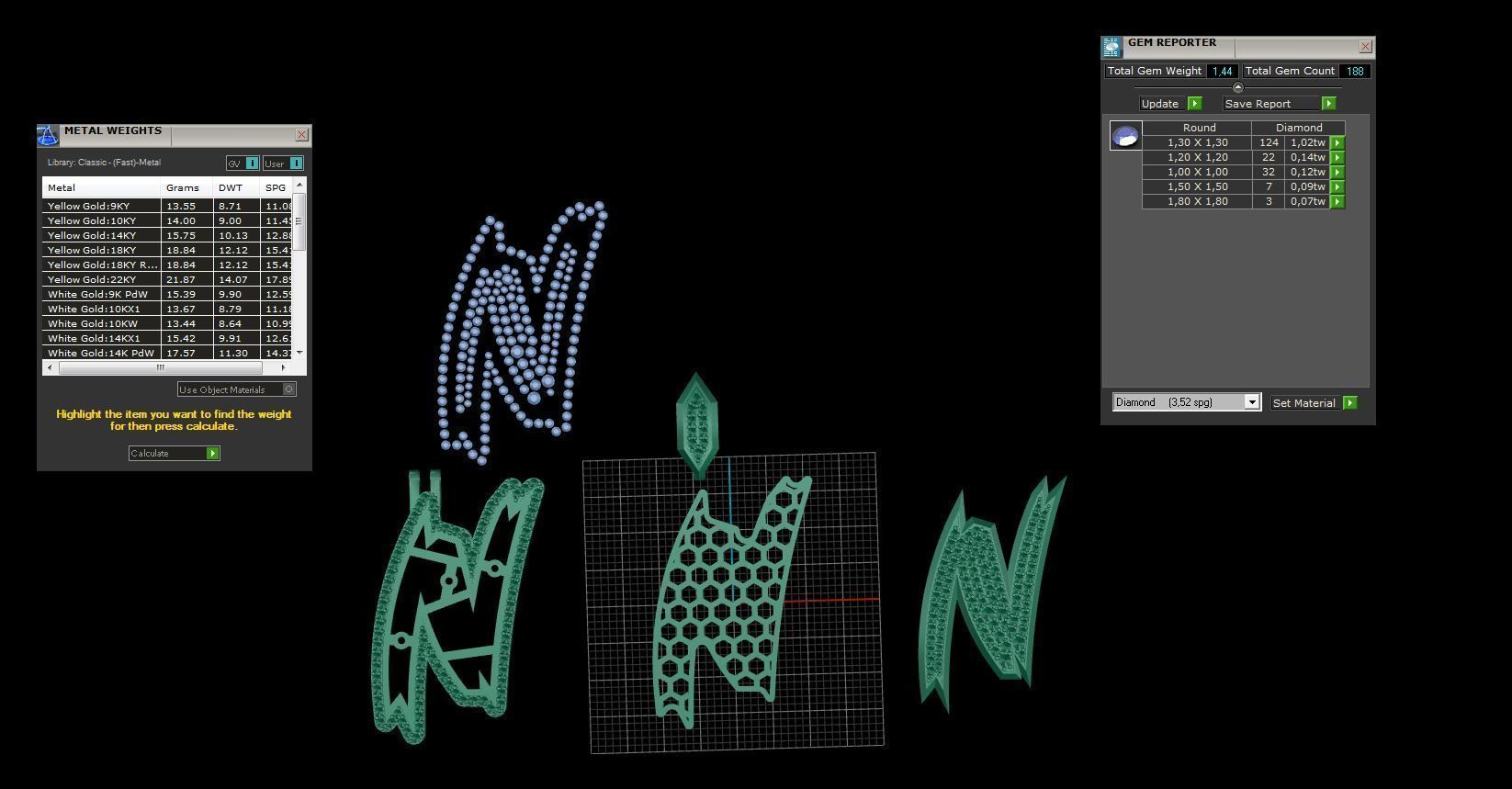 Sketch Font N 3D print model_2