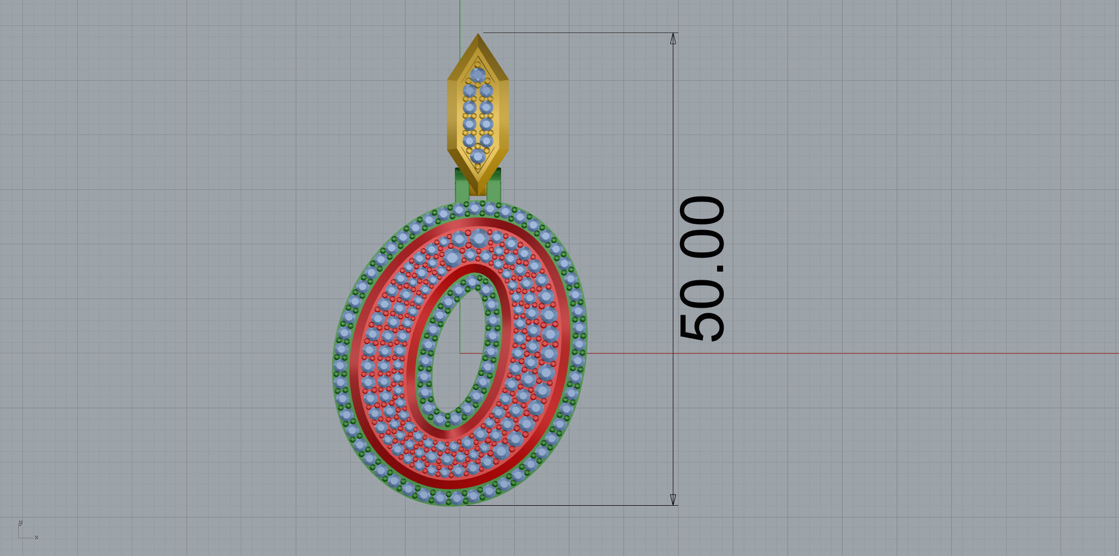 Sketch Font O 3D print model_8