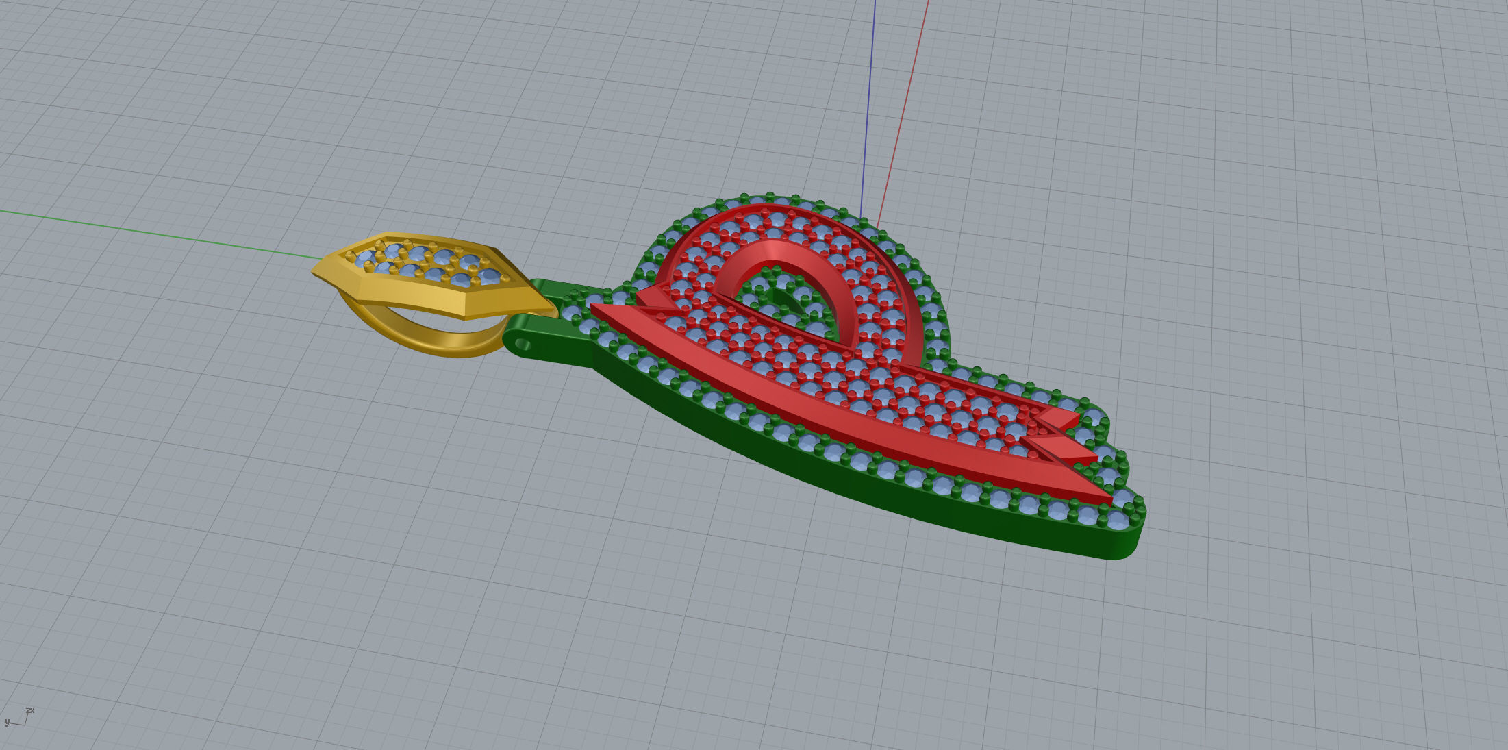 Sketch Font P 3D print model_4