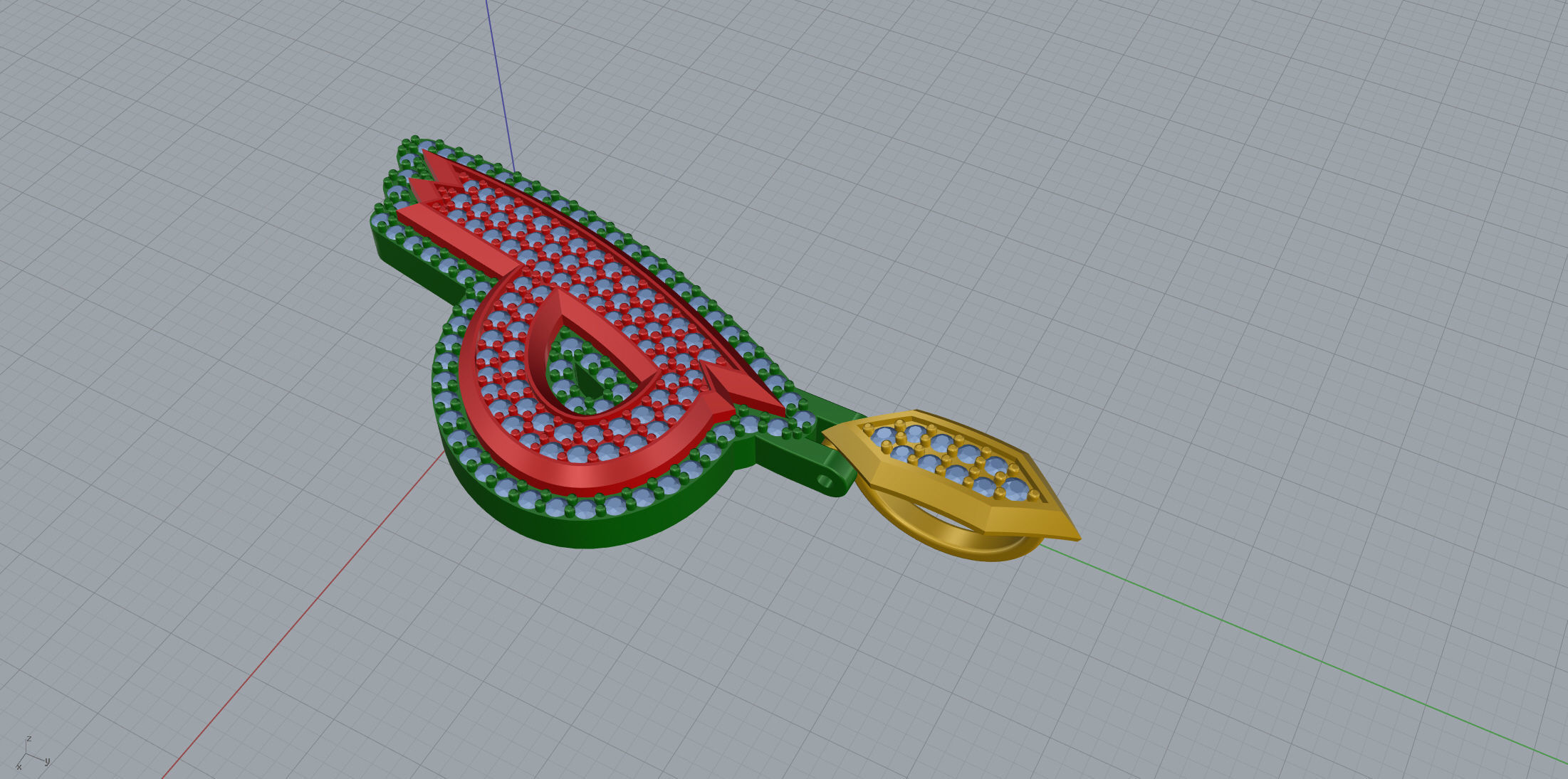 Sketch Font P 3D print model_6