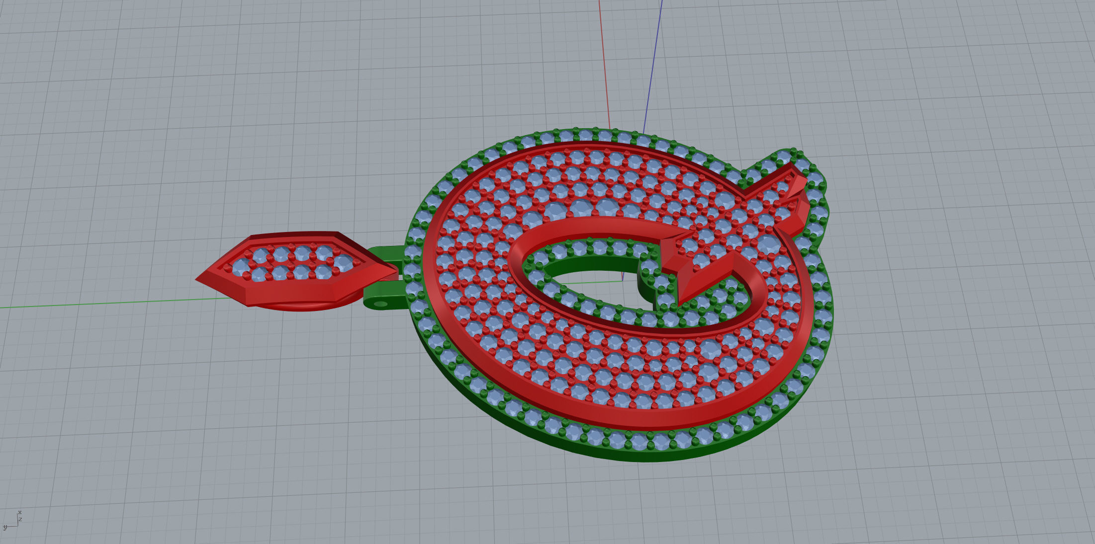 Sketch Font Q 3D print model_4