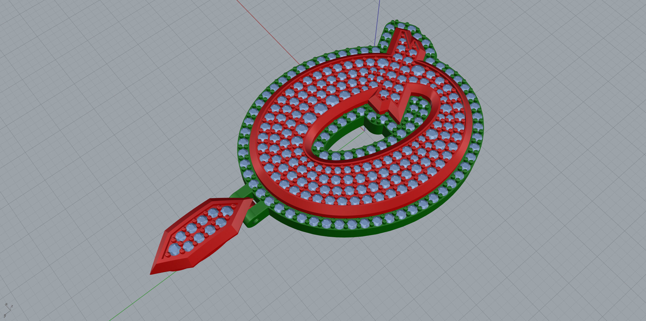 Sketch Font Q 3D print model_5