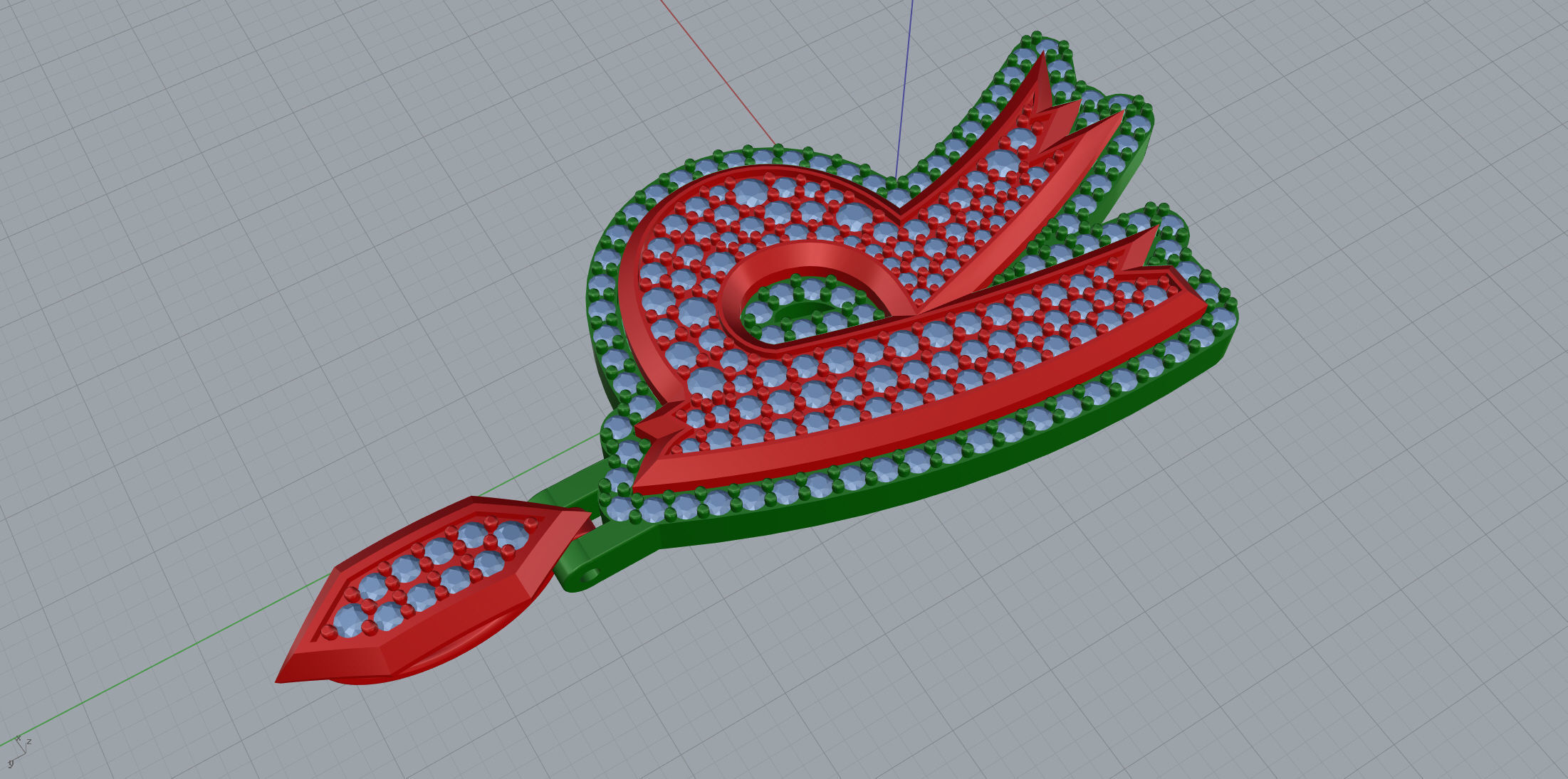 Sketch Font R 3D print model_5