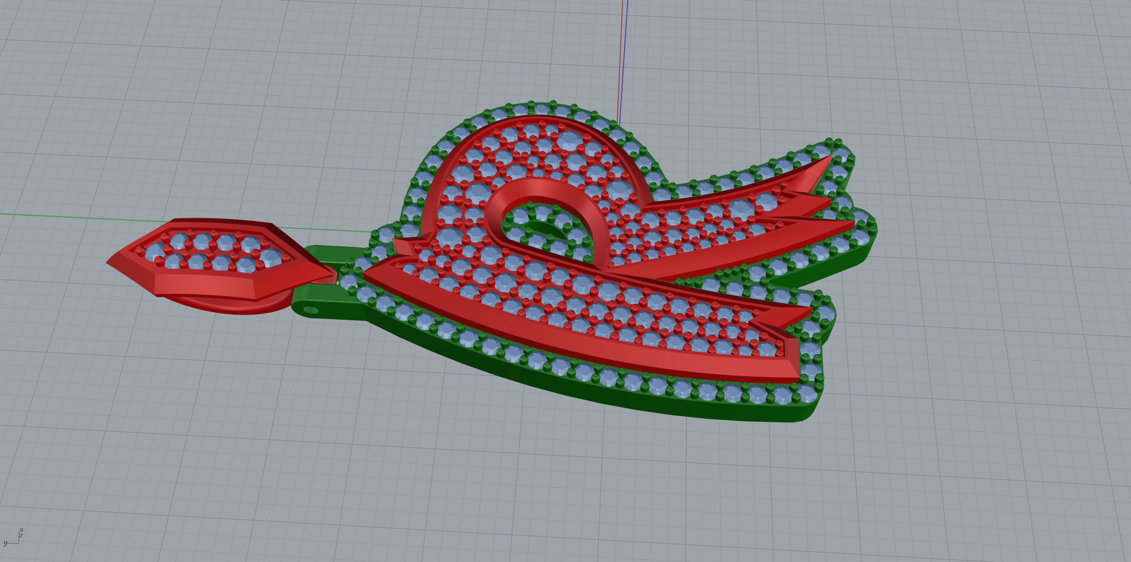 Sketch Font R 3D print model_4