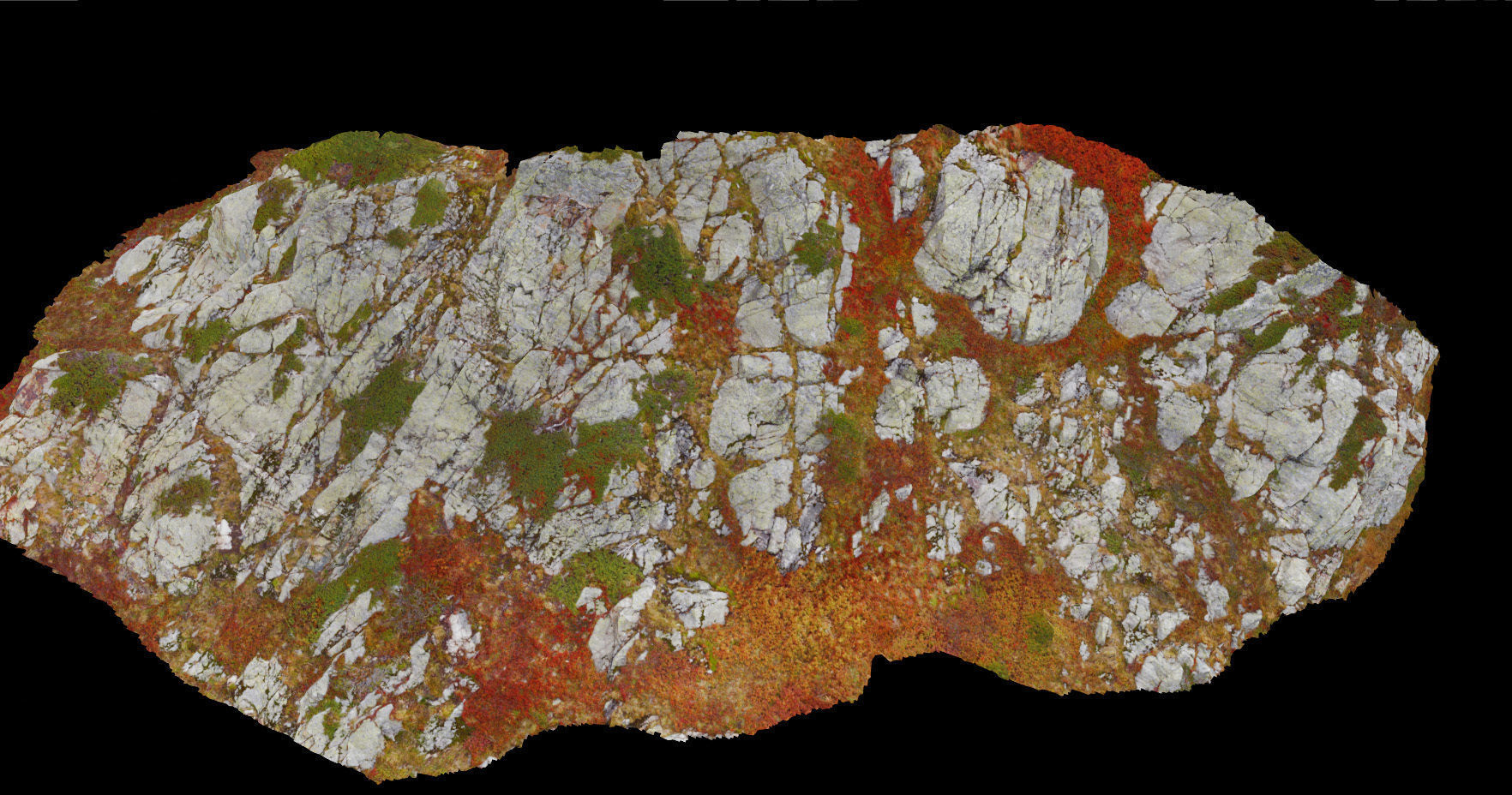 PBR Mountain Cliff  Slab Alps Scan Low-poly 3D model_4