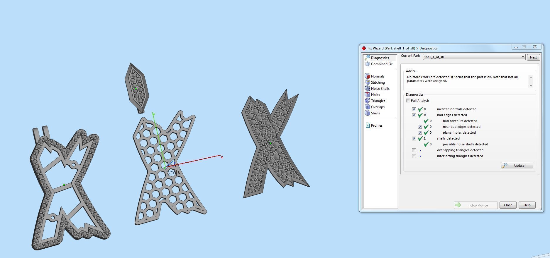 Sketch Font X 3D print model_2