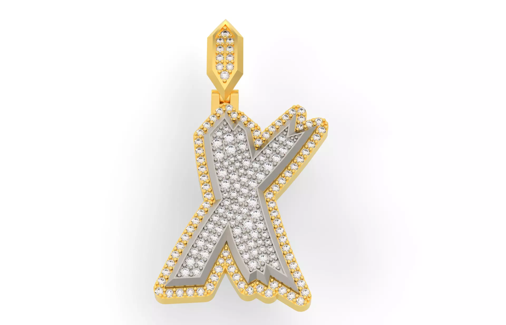 Sketch Font X 3D print model_0