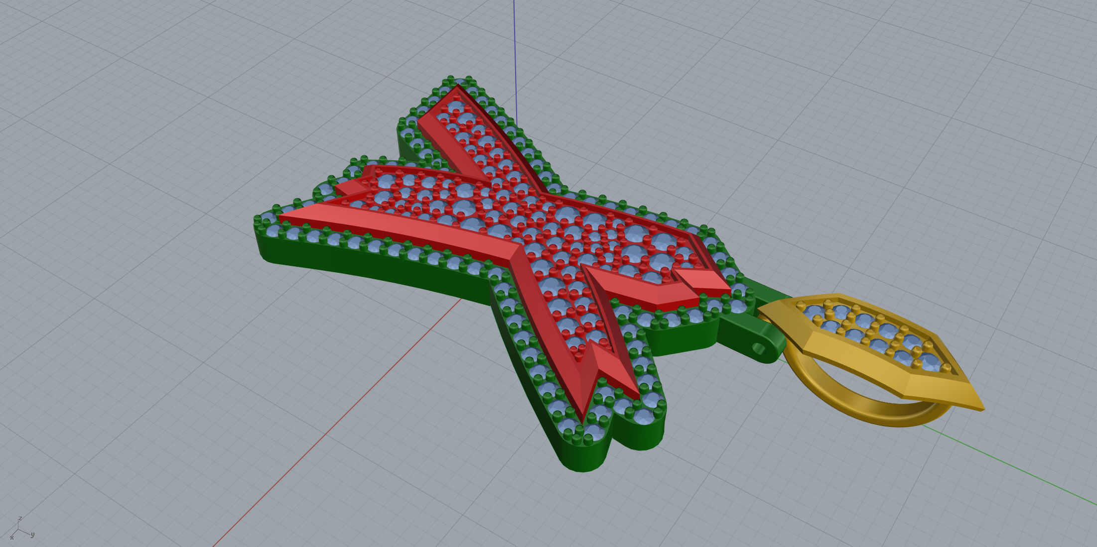 Sketch Font X 3D print model_6