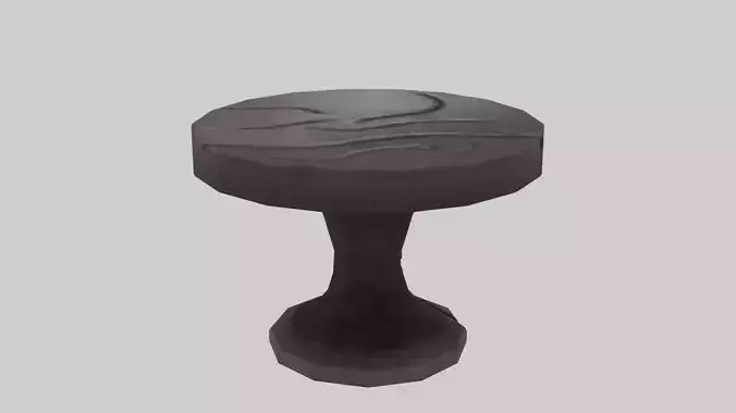 Wooden Table  Low-poly 3D model