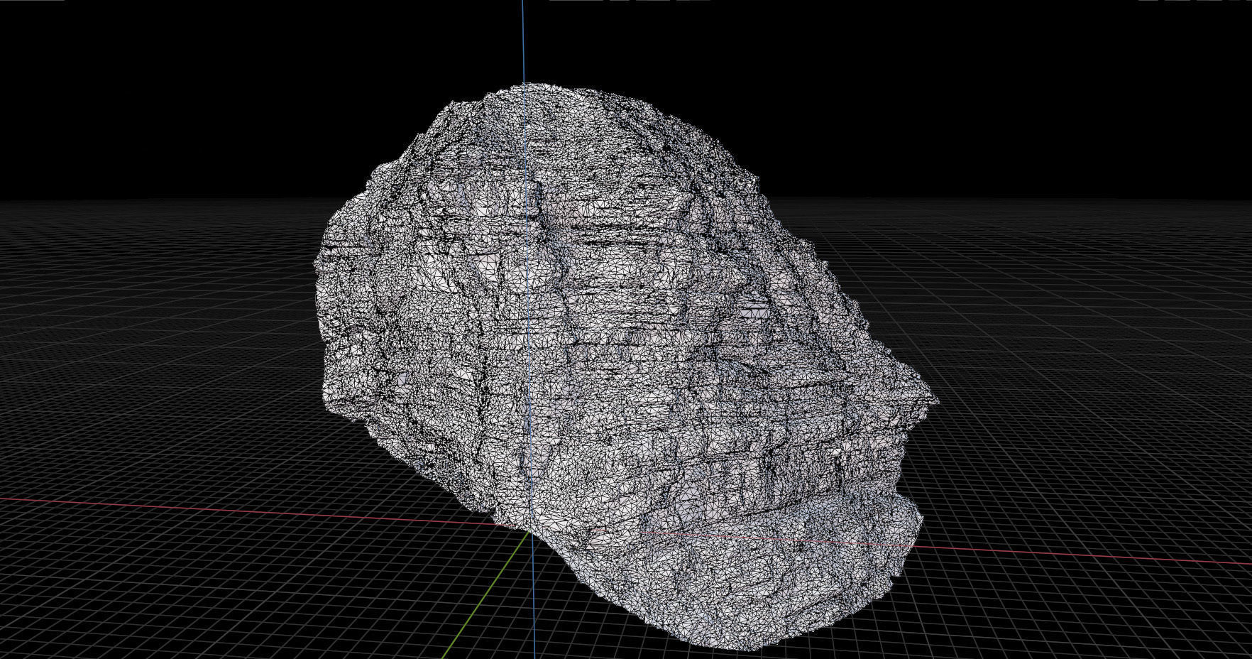 PBR Mountain Cliff Sediment  Alps Scan Low-poly 3D model_3