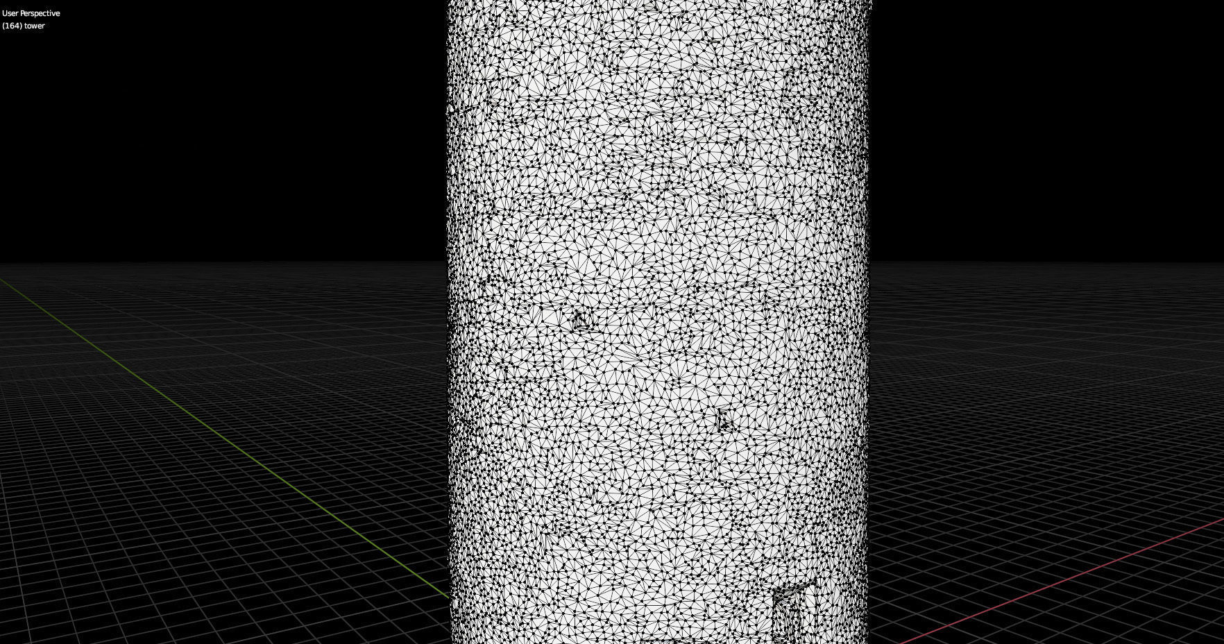 Castle Wall Tower ruins PBR Scanned Low-poly 3D model_5