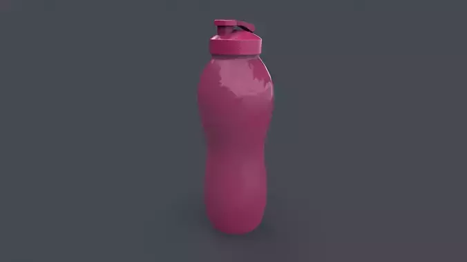 PBR Sports Water Bottle C Low-poly 3D model