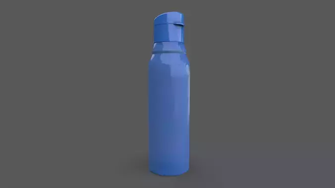 PBR Sports Water Bottle D Low-poly 3D model