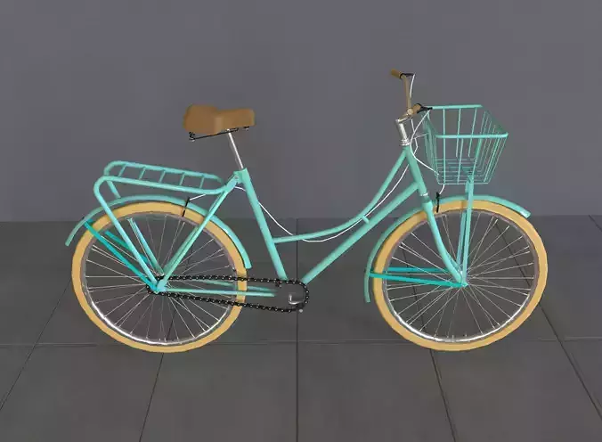 Classic Bike 3D model