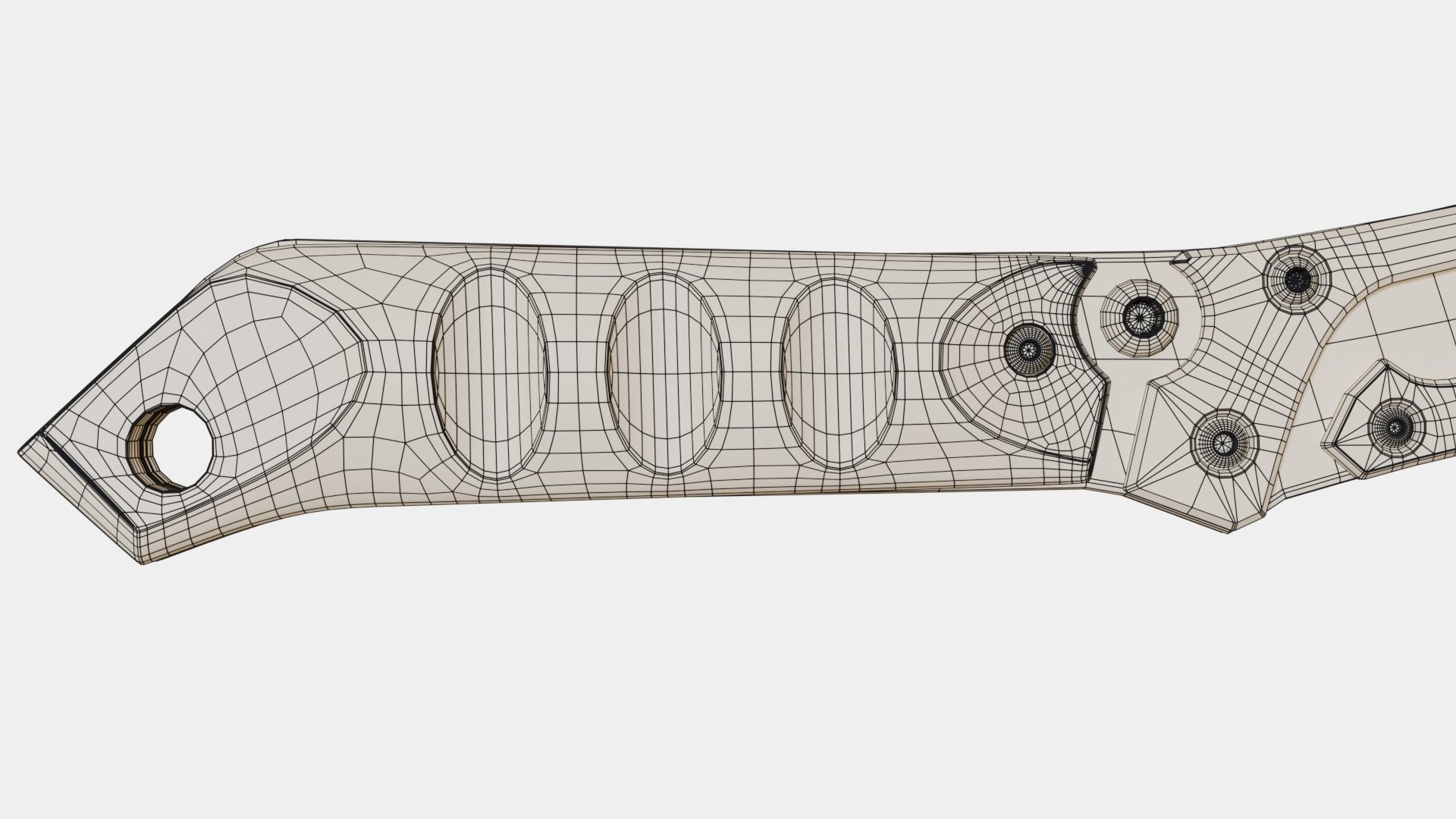 Axe Tactical War Military Weapon Army Cut 3D model_8