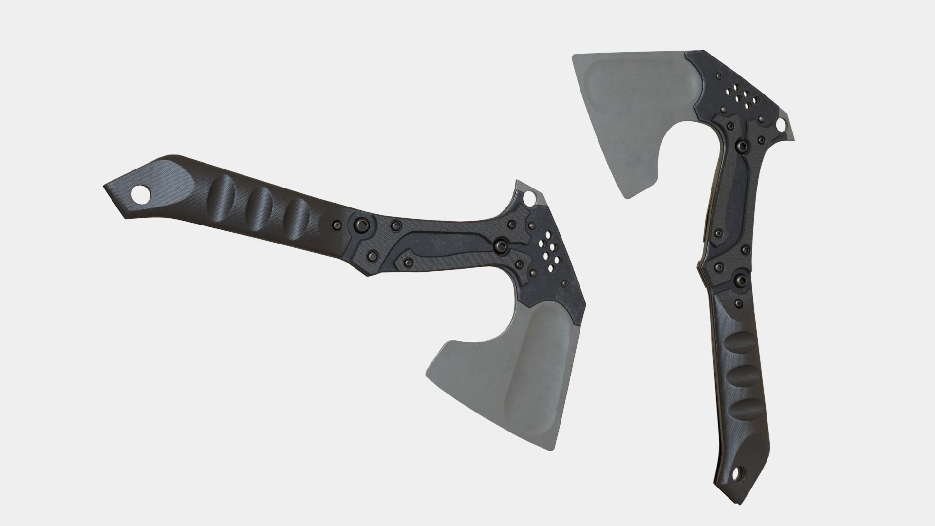 Axe Tactical War Military Weapon Army Cut 3D model_2