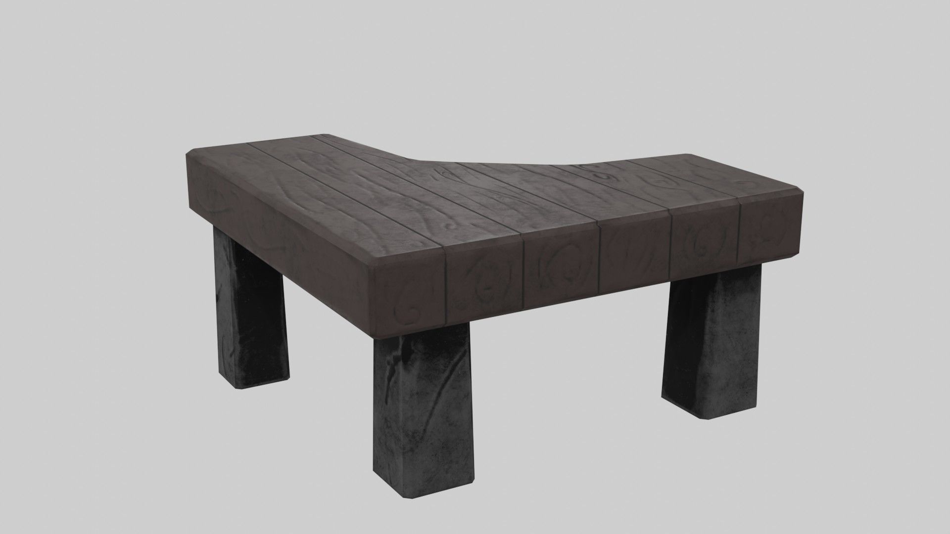Writing table  Table and Chair Interior Decore 3D Model Collection_37
