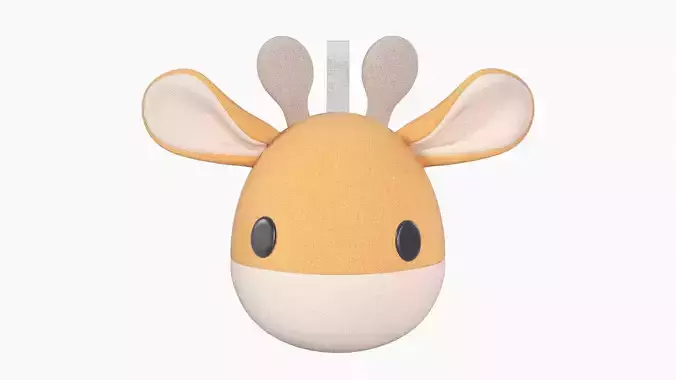 Toy giraffe for kids 3D model