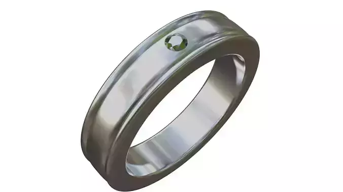 6mm gents diamond band