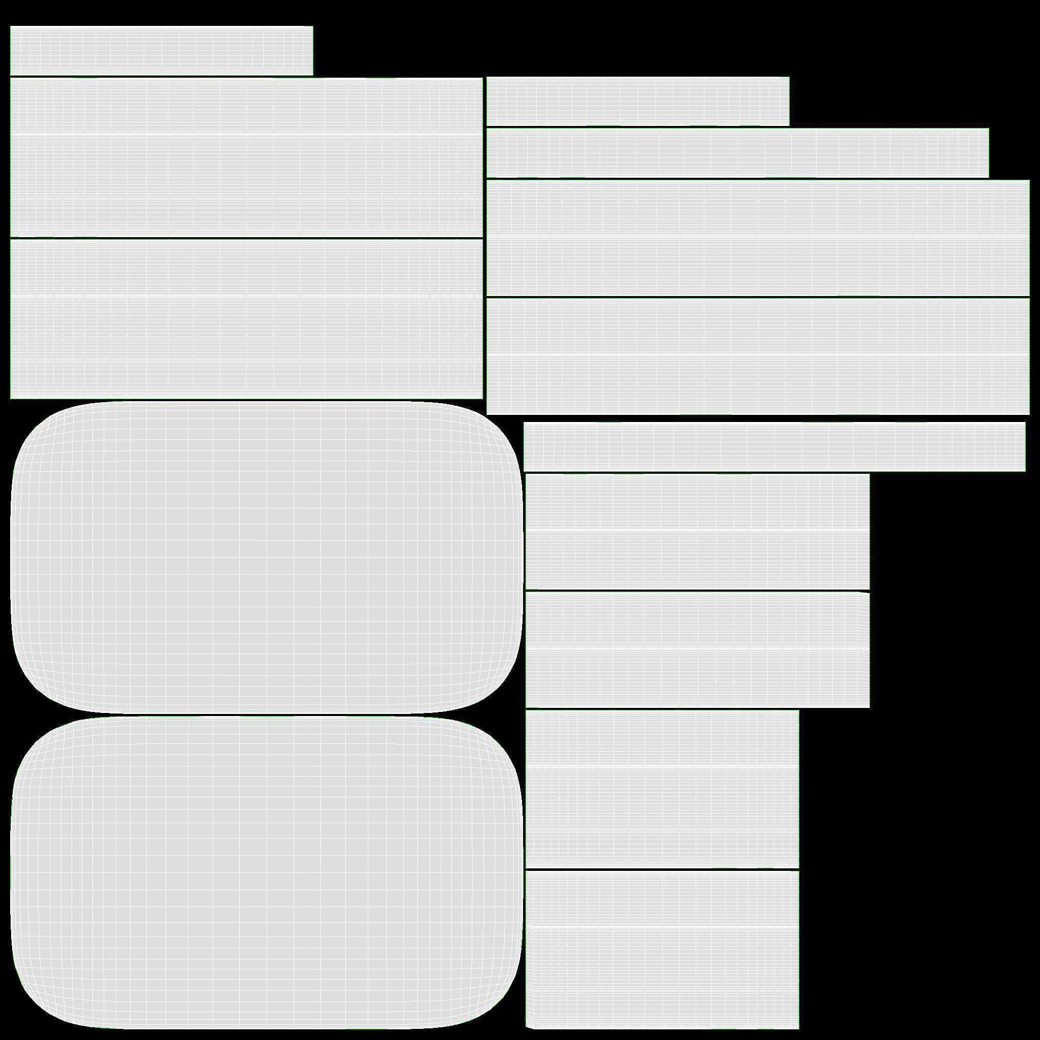 Family inflatable water pool 02 3D model_15