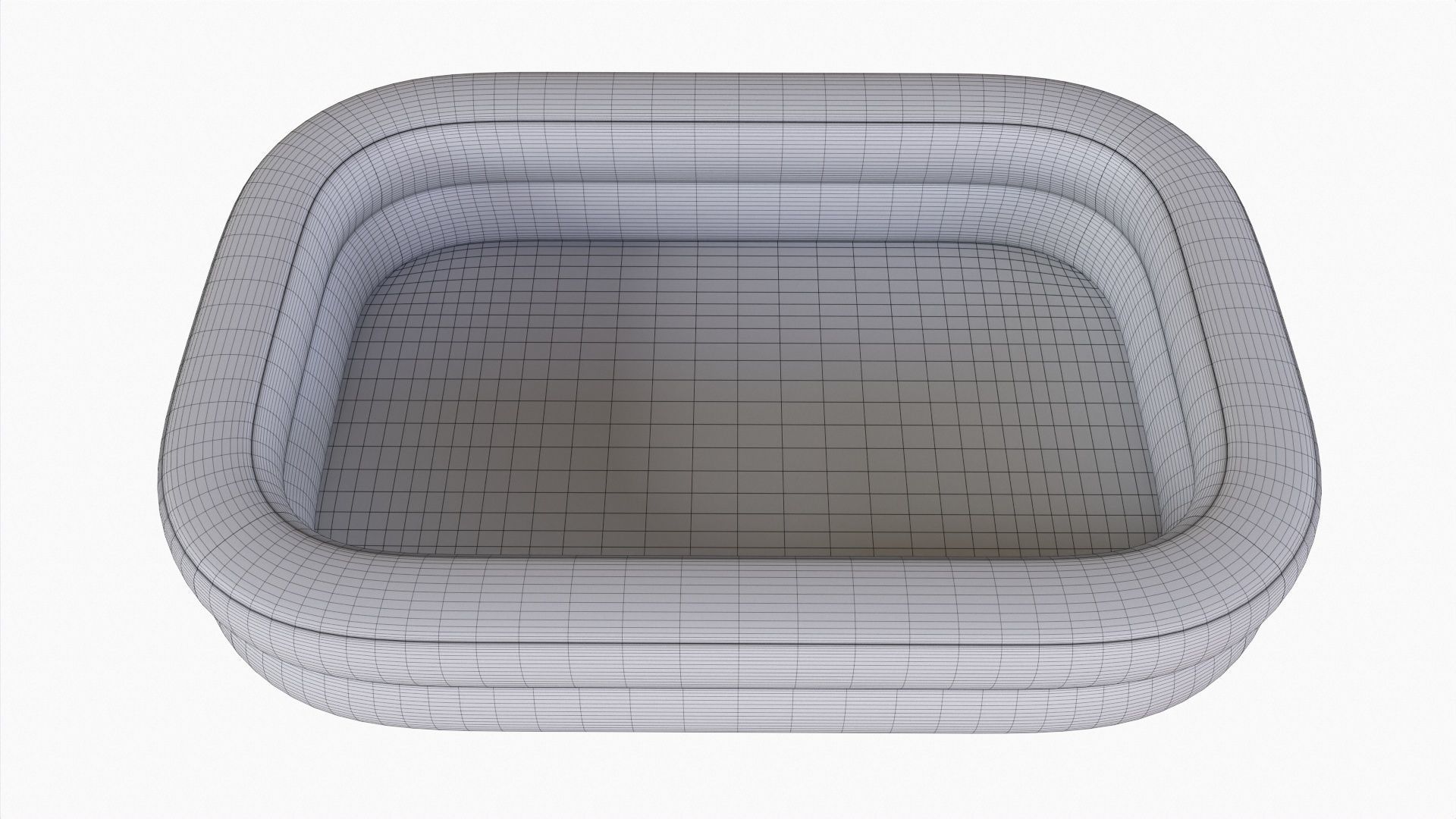 Family inflatable water pool 02 3D model_9