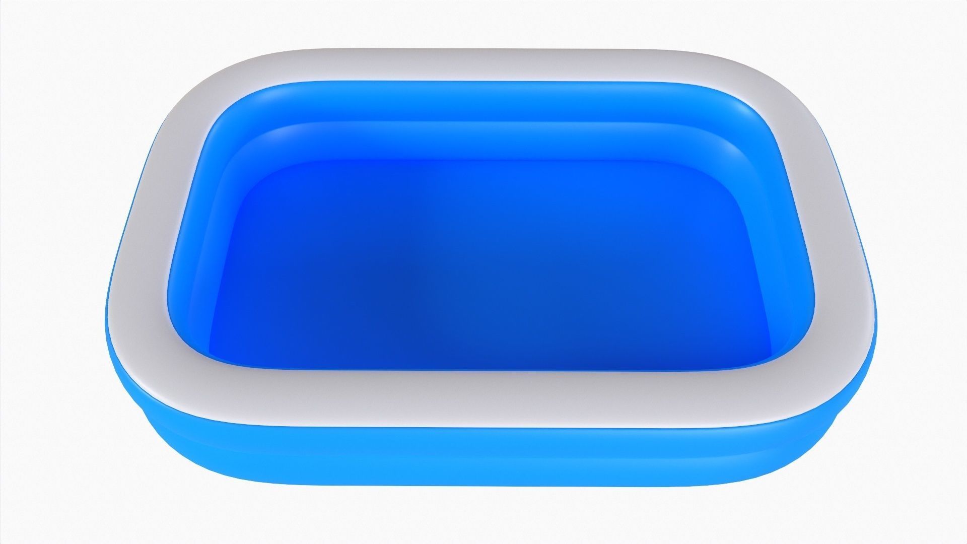 Family inflatable water pool 02 3D model_4