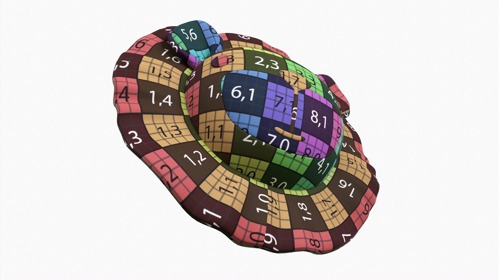 Toy lion for kids 3D model_13