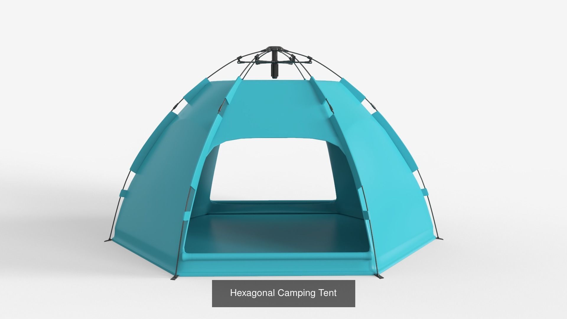 Camping folding table with top 3D Model Collection_6