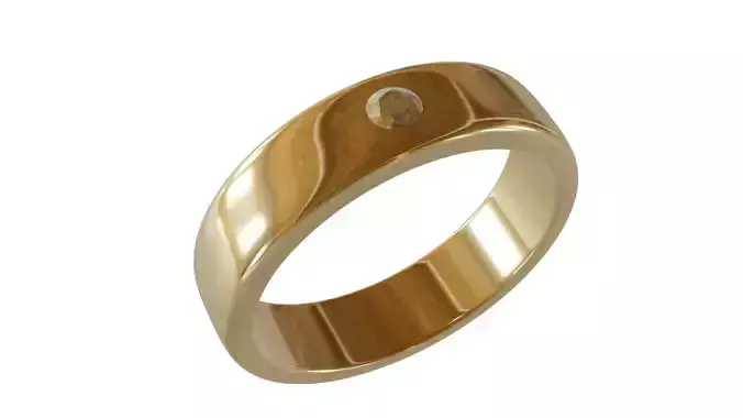 Gents 6mm wedding band