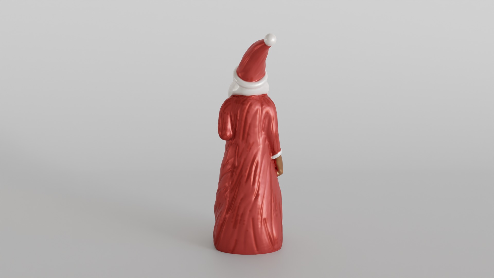 Holiday Home Decor Christmas Santa Holding Gift 3D print model_4