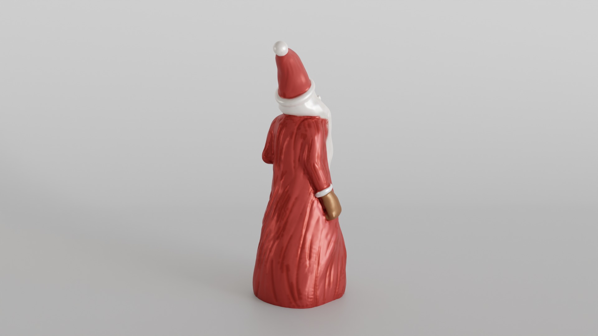Holiday Home Decor Christmas Santa Holding Gift 3D print model_3