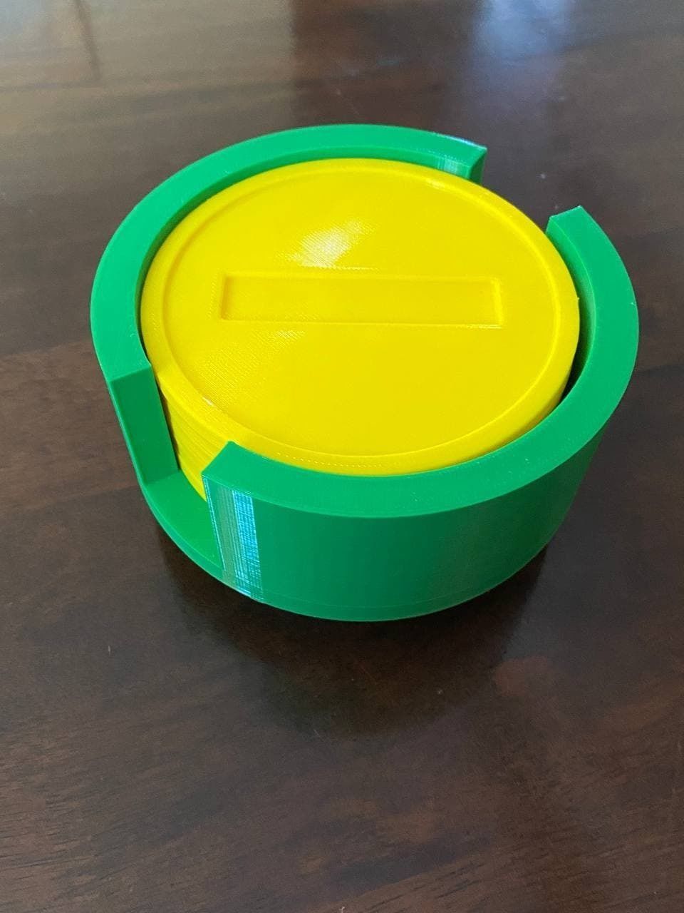 Mario bros coaster - printable 3D print model_1