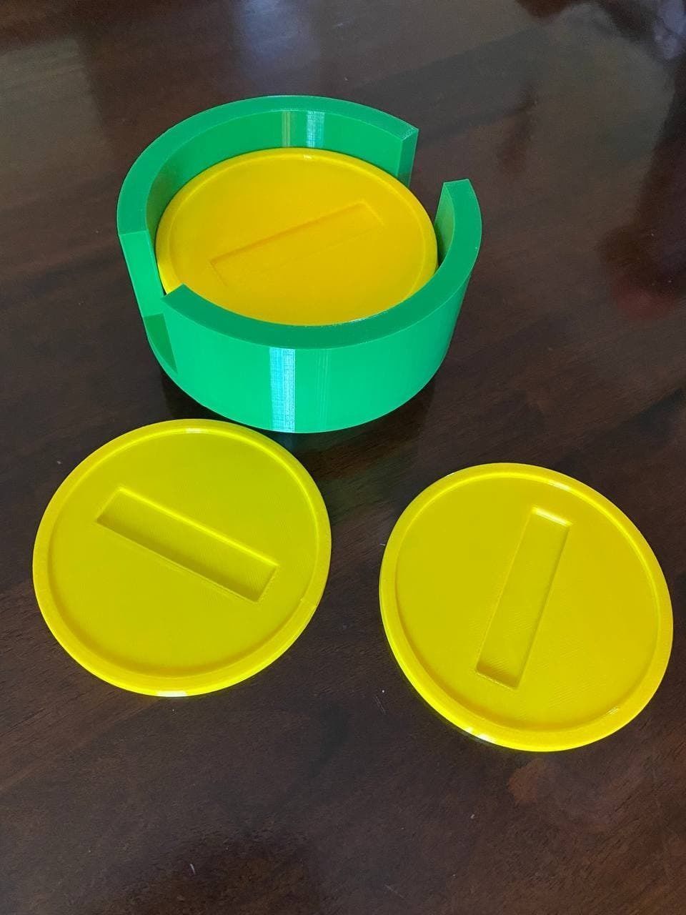 Mario bros coaster - printable 3D print model_2