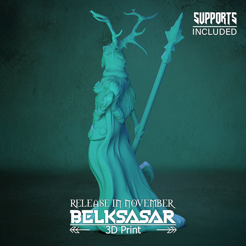 Forest Whisperer 3D print model_3