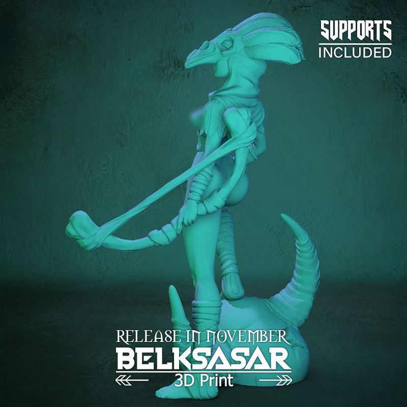 Forest Wind Nude 3D print model_3