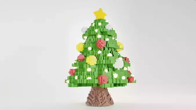 Christmas Tree Voxels