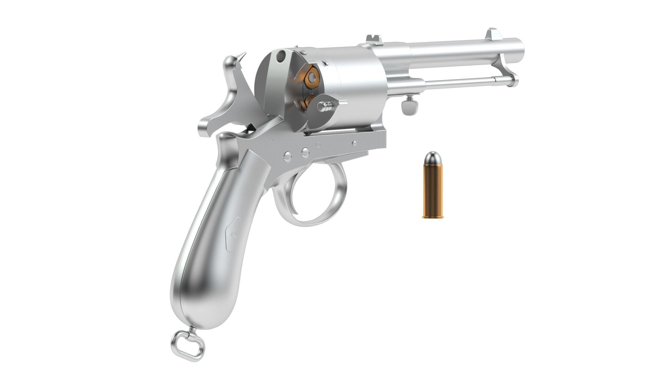 Gasser M1870 3D model_4