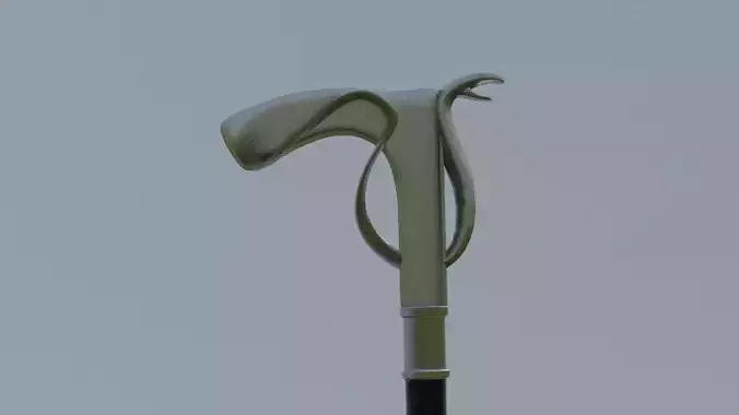  Snake cane Steampunk 