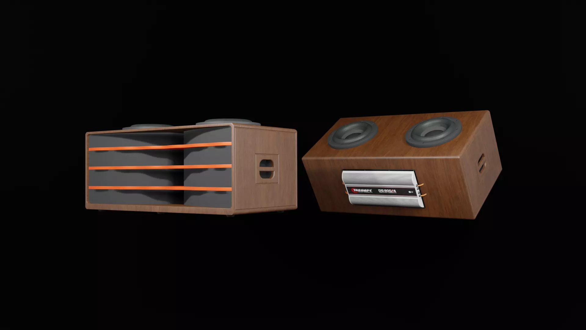 Speaker Two Subwoofer Free 3D model
